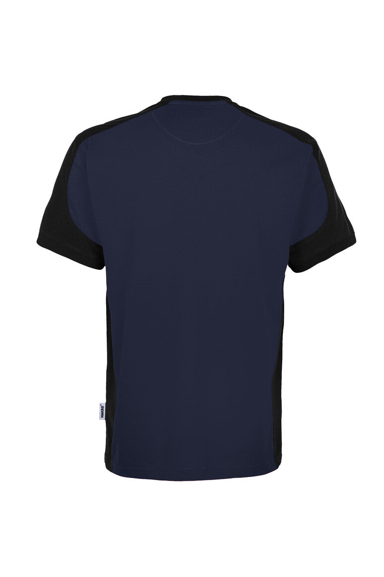HAKRO T-Shirt Contrast MIKRALINAR ECO tinte/schwarz