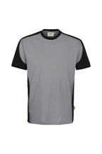HAKRO T-Shirt Contrast MIKRALINAR ECO titan/schwarz