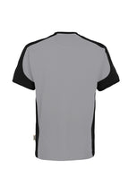 HAKRO T-Shirt Contrast MIKRALINAR ECO titan/schwarz