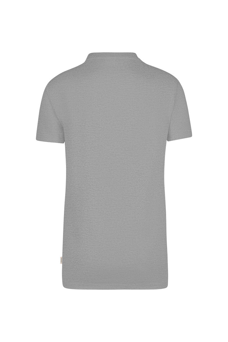 HAKRO T-Shirt Bio-Baumwolle GOTS grau meliert