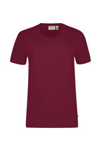 HAKRO T-Shirt Bio-Baumwolle GOTS weinrot