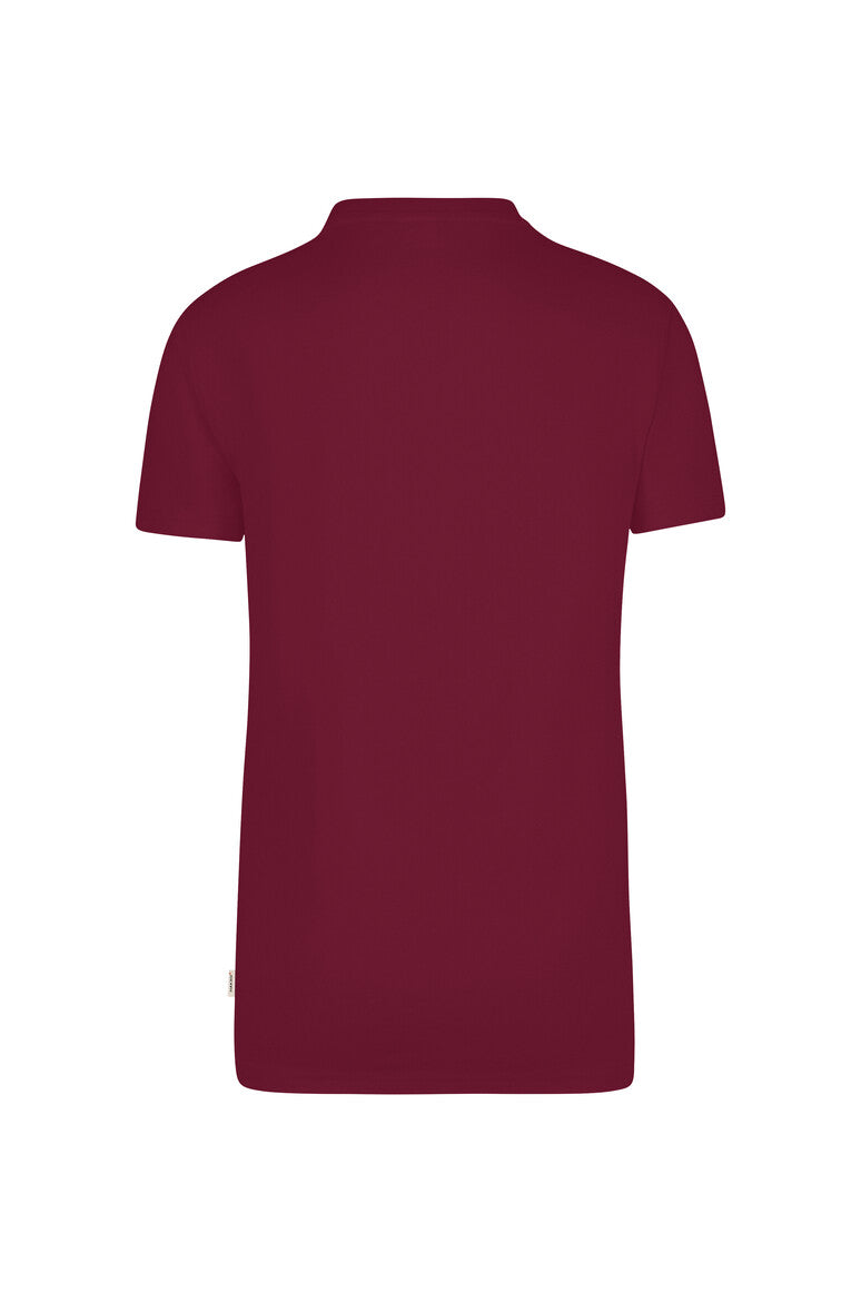 HAKRO T-Shirt Bio-Baumwolle GOTS weinrot