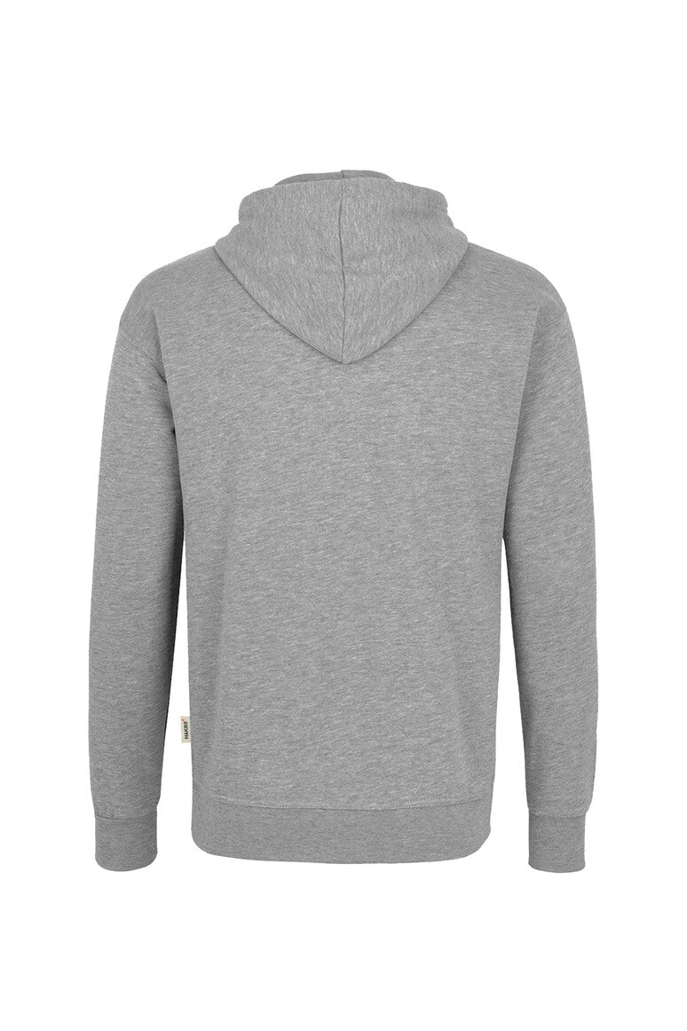 HAKRO Kapuzen-Sweatshirt Premium grau meliert