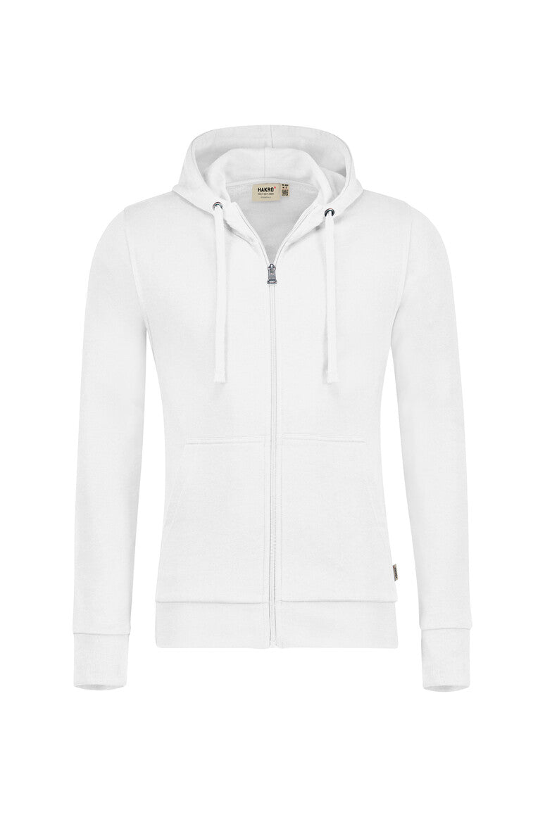 HAKRO Kapuzen-Sweatjacke Premium weiß