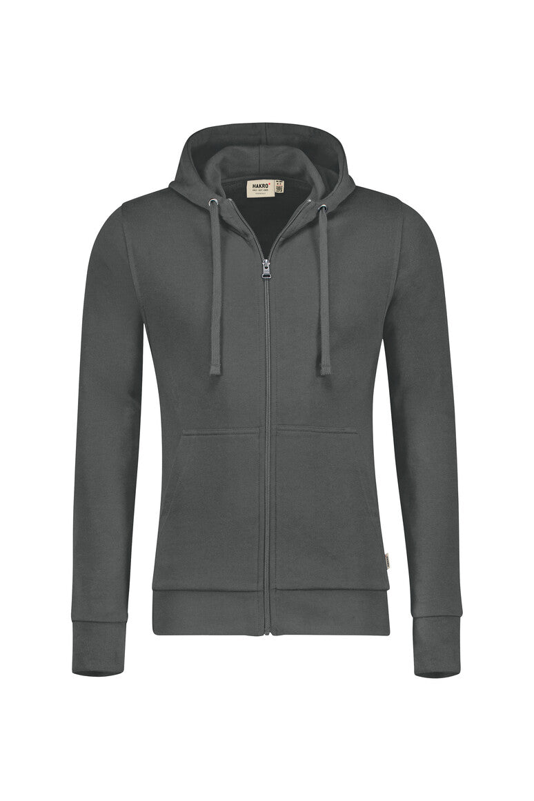 HAKRO Kapuzen-Sweatjacke Premium anthrazit