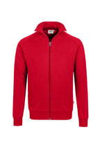 HAKRO Sweatjacke College rot