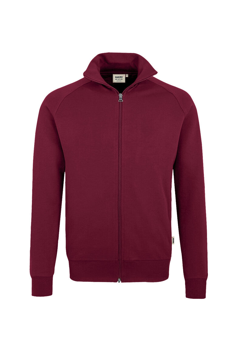 HAKRO Sweatjacke College weinrot