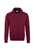 HAKRO Sweatjacke College weinrot