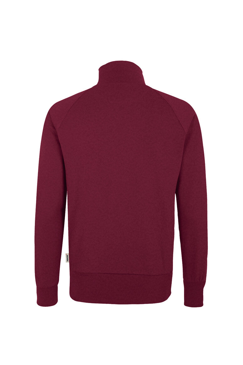 HAKRO Sweatjacke College weinrot