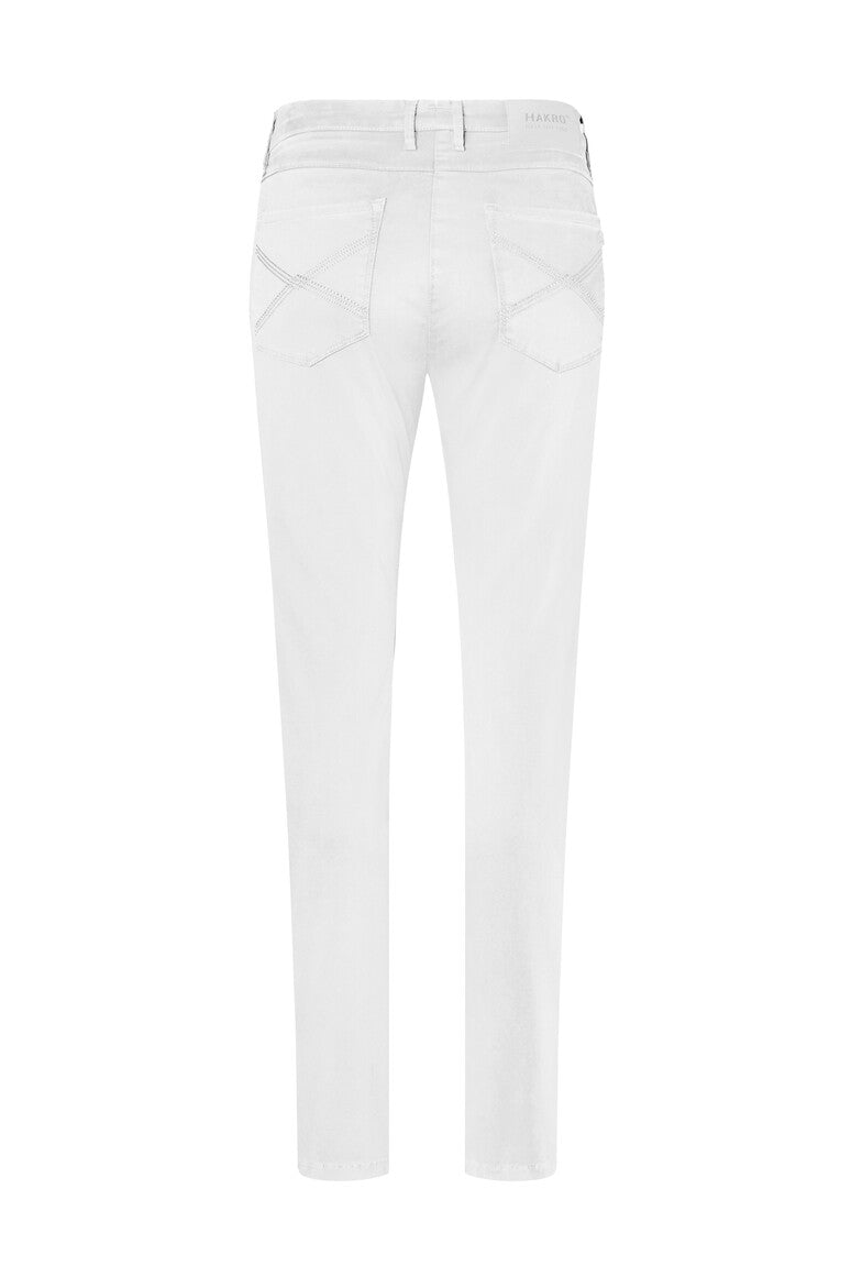 HAKRO Damen Chinohose X-Stretch weiß