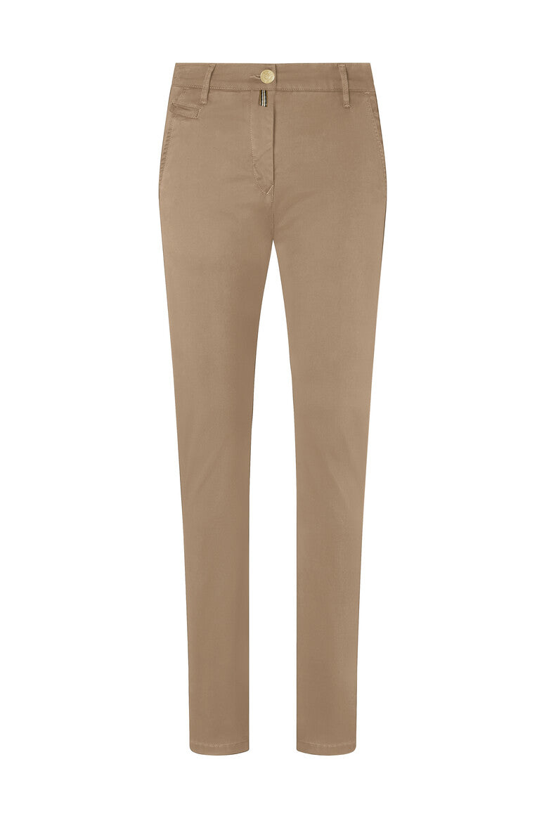 HAKRO Damen Chinohose X-Stretch khaki