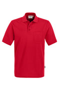 HAKRO Pocket-Poloshirt Top rot