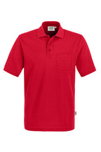 HAKRO Pocket-Poloshirt Top rot