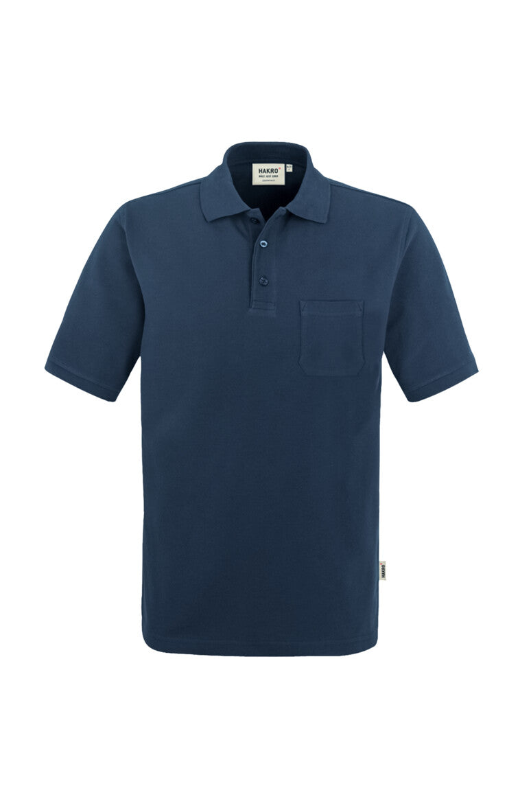 HAKRO Pocket-Poloshirt Top marine