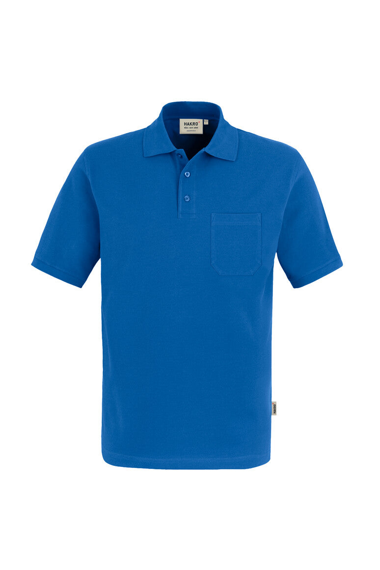 HAKRO Pocket-Poloshirt Top royalblau