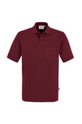 HAKRO Pocket-Poloshirt Top weinrot