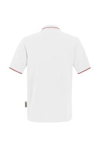 HAKRO Poloshirt Casual weiß/rot