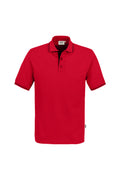 HAKRO Poloshirt Casual rot/schwarz