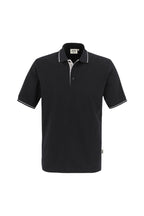 HAKRO Poloshirt Casual schwarz/silber