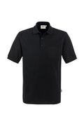 HAKRO Pocket-Poloshirt Mikralinar® schwarz