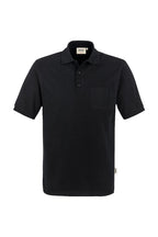 HAKRO Pocket-Poloshirt Mikralinar® schwarz