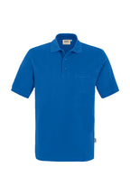 HAKRO Pocket-Poloshirt Mikralinar® royalblau