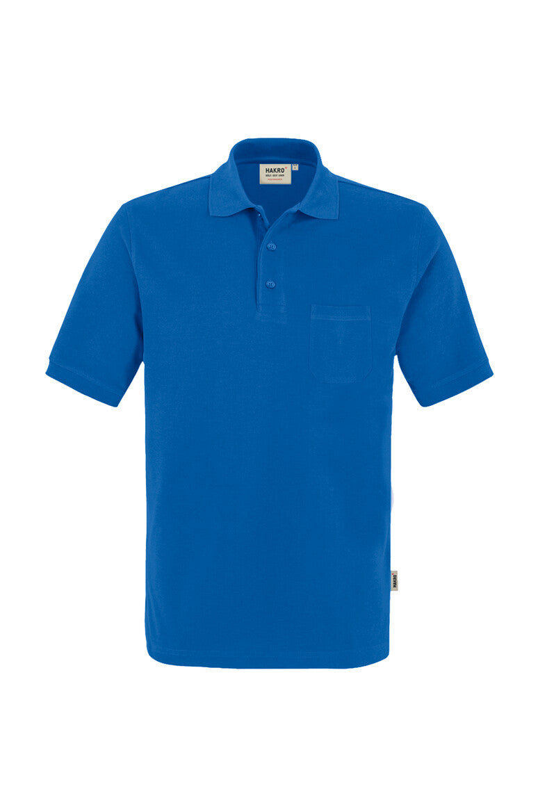 HAKRO Pocket-Poloshirt Mikralinar® royalblau