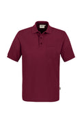 HAKRO Pocket-Poloshirt Mikralinar® weinrot