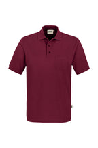 HAKRO Pocket-Poloshirt Mikralinar® weinrot