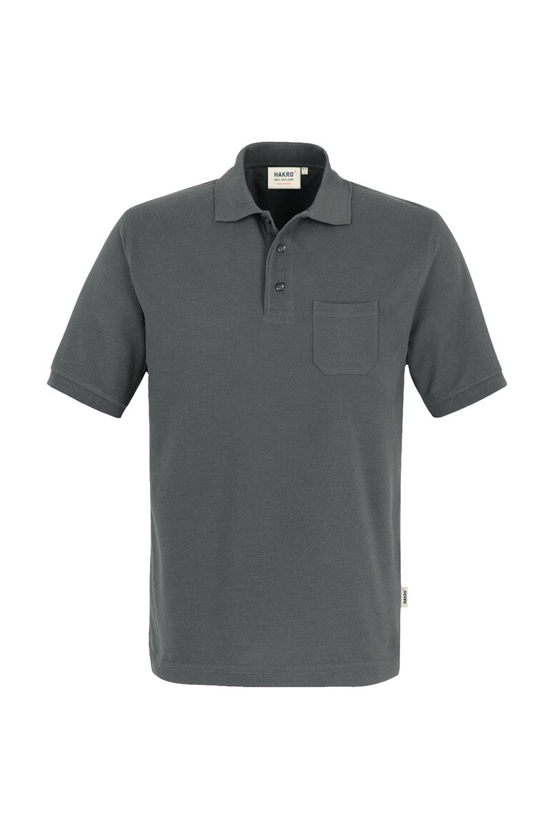 HAKRO Pocket-Poloshirt Mikralinar® anthrazit