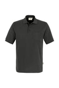 HAKRO Pocket-Poloshirt Mikralinar® karbongrau