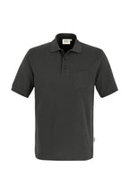 HAKRO Pocket-Poloshirt Mikralinar® karbongrau