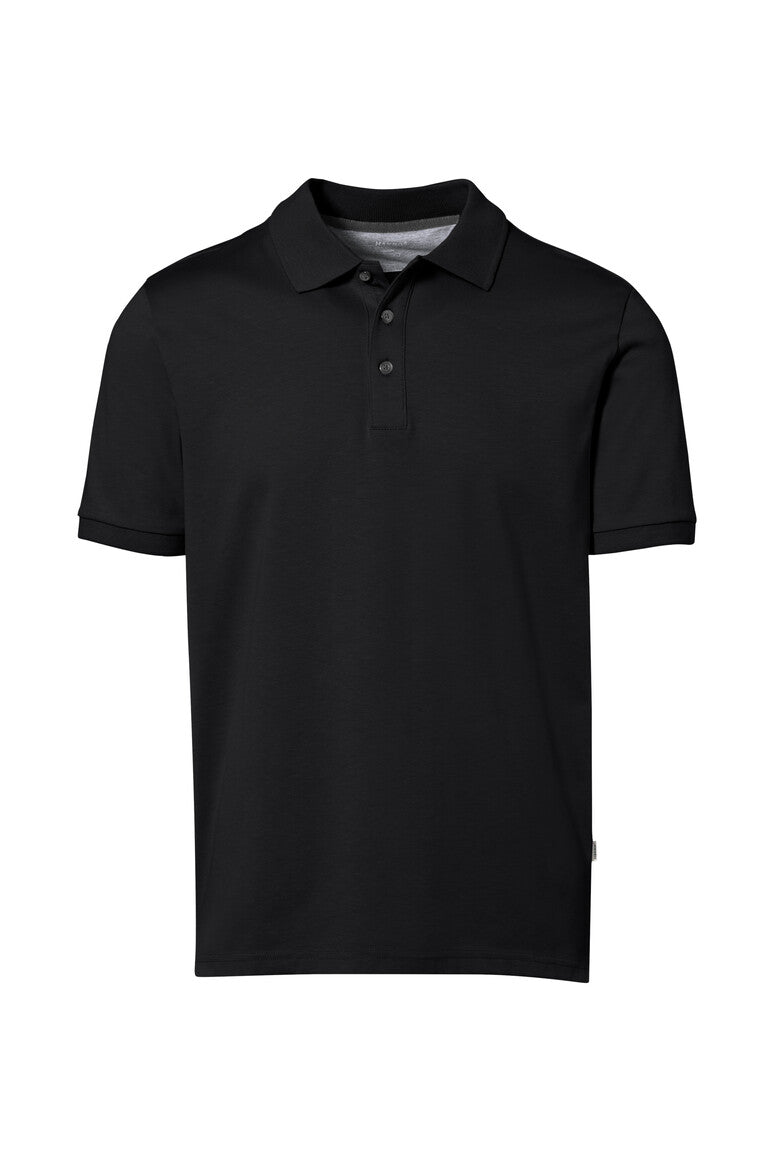 HAKRO Cotton Tec® Poloshirt schwarz