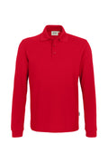 HAKRO Longsleeve-Poloshirt Mikralinar® rot