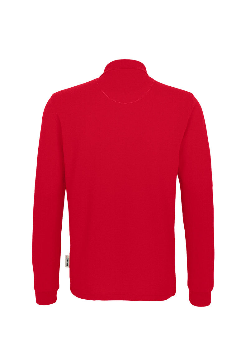 HAKRO Longsleeve-Poloshirt Mikralinar® rot