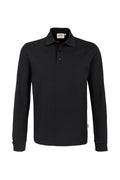 HAKRO Longsleeve-Poloshirt Mikralinar® schwarz