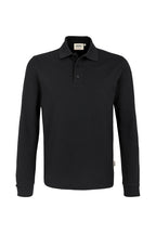 HAKRO Longsleeve-Poloshirt Mikralinar® schwarz