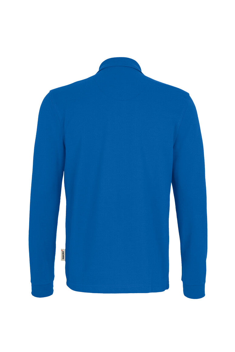 HAKRO Longsleeve-Poloshirt Mikralinar® royalblau