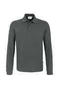 HAKRO Longsleeve-Poloshirt Mikralinar® anthrazit
