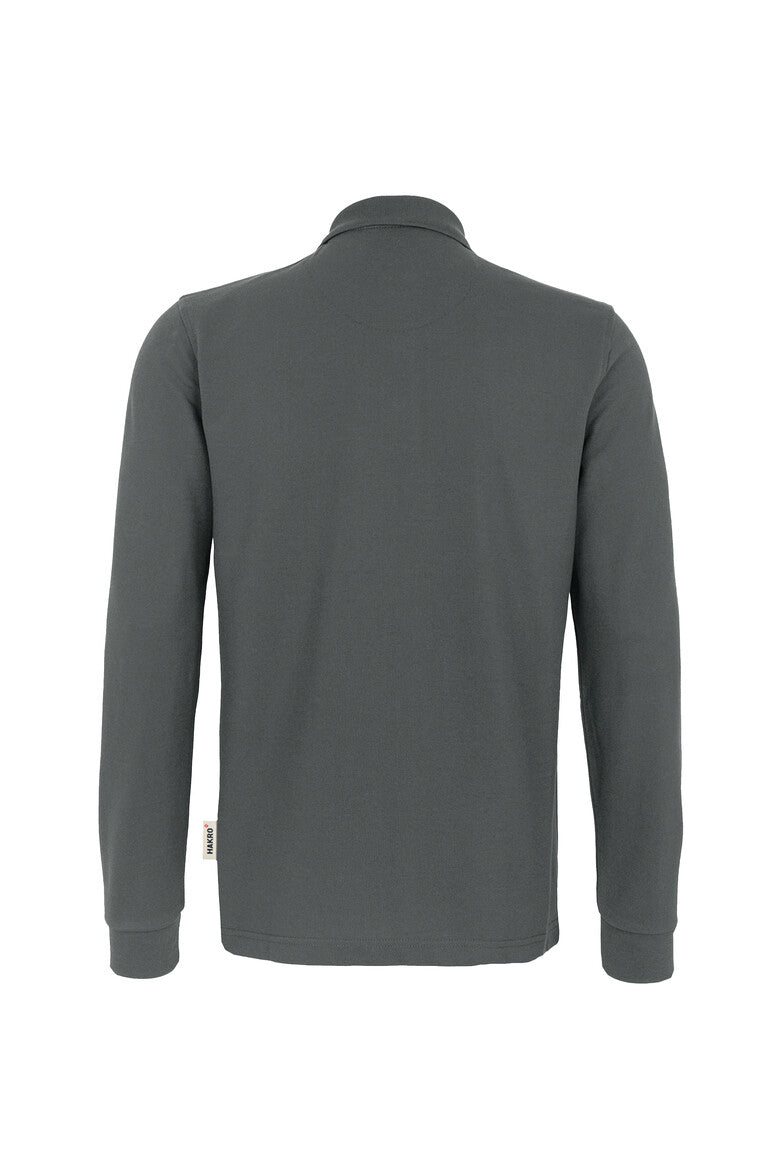 HAKRO Longsleeve-Poloshirt Mikralinar® anthrazit