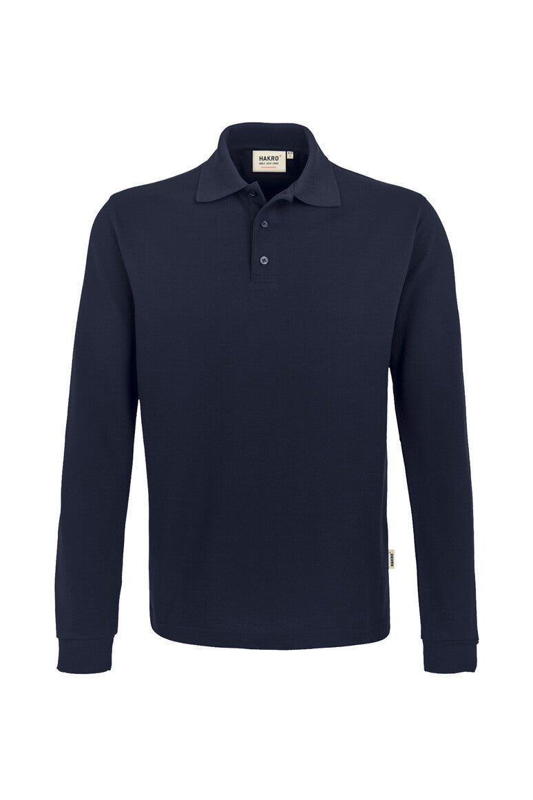 HAKRO Longsleeve-Poloshirt Mikralinar® tinte