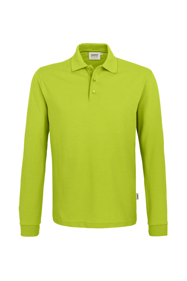HAKRO Longsleeve-Poloshirt Mikralinar® kiwi
