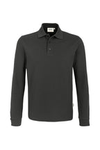 HAKRO Longsleeve-Poloshirt Mikralinar® karbongrau