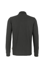 HAKRO Longsleeve-Poloshirt Mikralinar® karbongrau