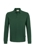 HAKRO Longsleeve-Poloshirt Mikralinar® tanne