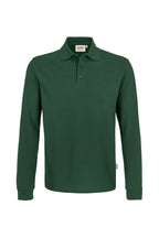 HAKRO Longsleeve-Poloshirt Mikralinar® tanne