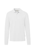 Pocket Longsleeve-Polo Mikralinar ECO weiß