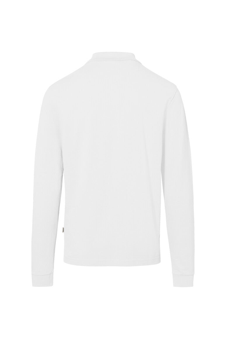 Pocket Longsleeve-Polo Mikralinar ECO weiß