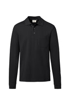 Pocket Longsleeve-Polo Mikralinar ECO schwarz