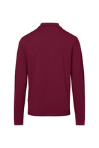 Pocket Longsleeve-Polo Mikralinar ECO weinrot